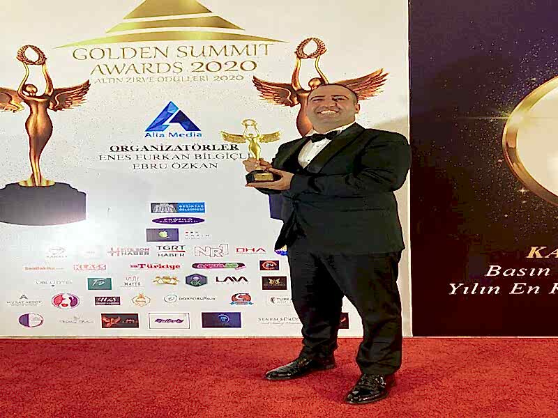 2020 Altın Zirve Ödüllerinde Yılın ''En Başarılı Golf Antrenörü’’ Cahit Kaya oldu